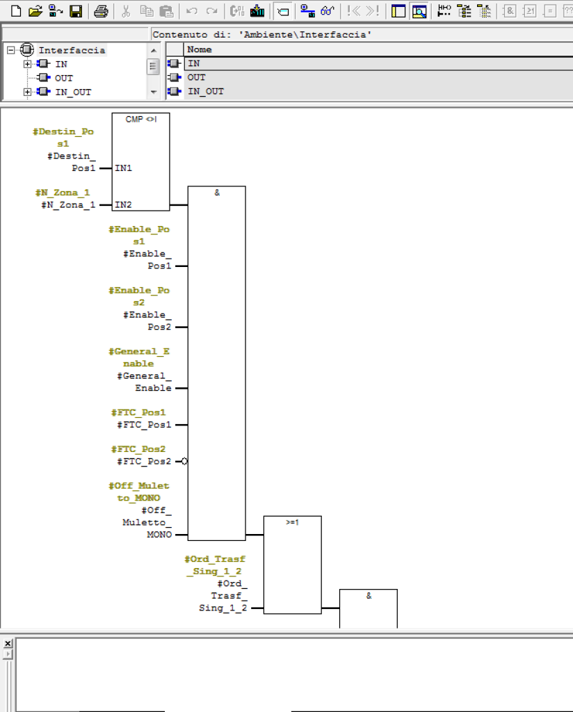 Linguaggio FUP / SFC – schema funzionale